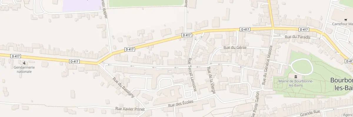 Plan du 42 Rue Walferdin à Bourbonne-les-Bains