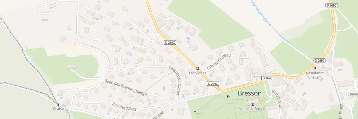 Plan du 1 Imp Plassonney à Bresson