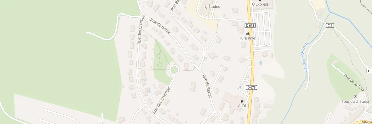 Plan du 38 Rue des Champs à Clairvaux-les-Lacs