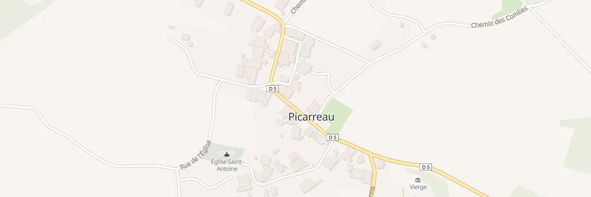 Plan du 9 Rue la Rieute à Picarreau