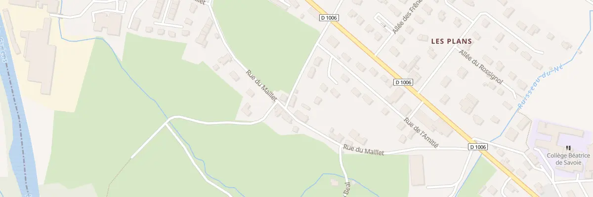 Plan du 26 Rte de Savardin aux Échelles