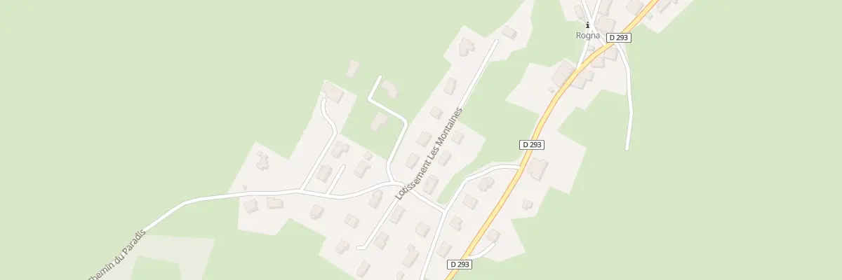 Plan du 25 Lot des Montaines à Rogna