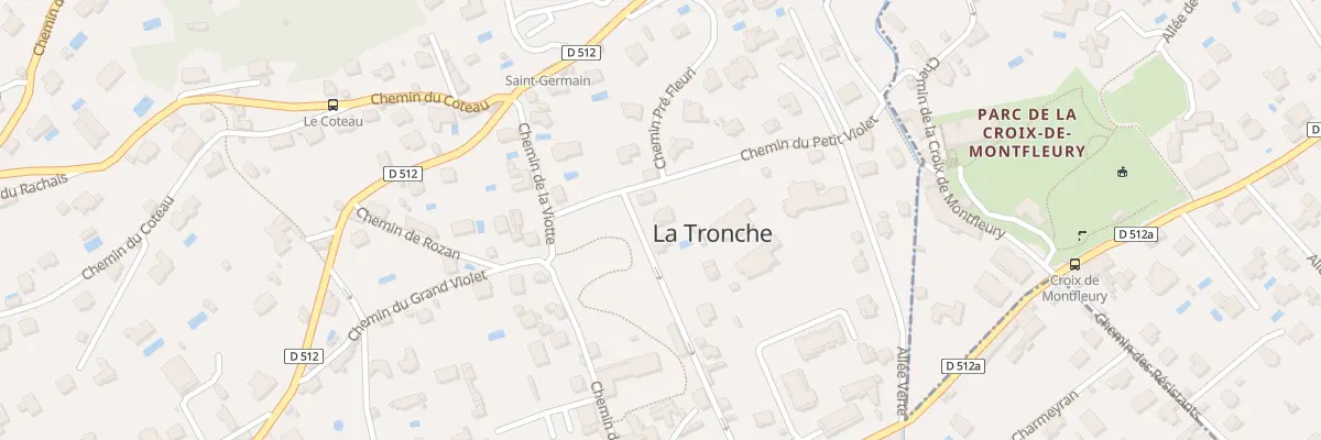 Plan du 3 Che de l’Union à La Tronche
