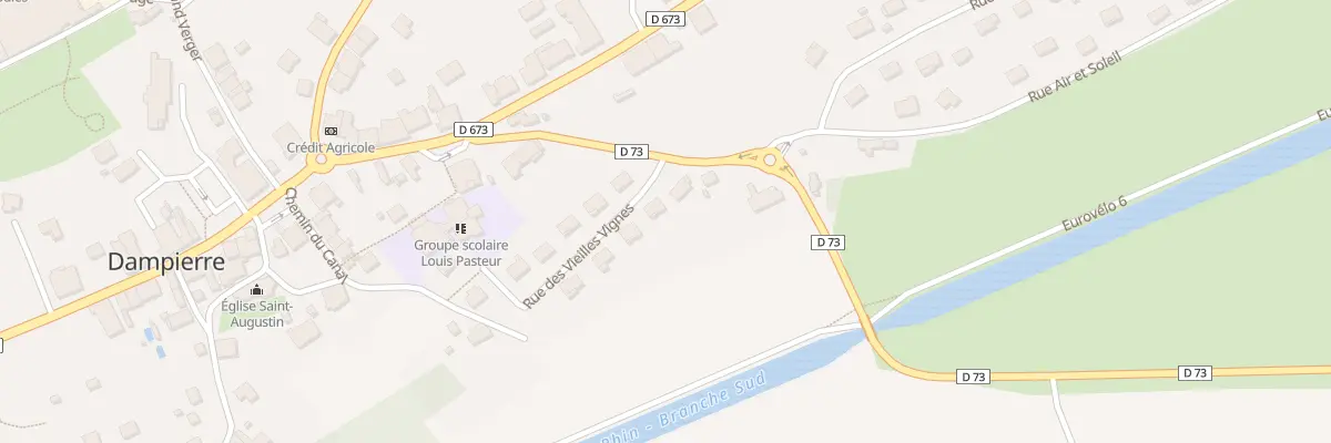 Plan du 3 Rue des Vieilles Vignes à Dampierre