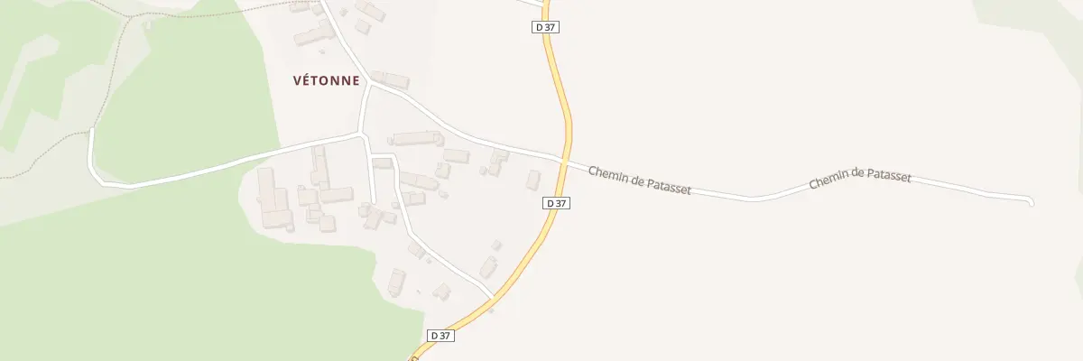 Plan du 15 Rte de Vétonne à Ayn