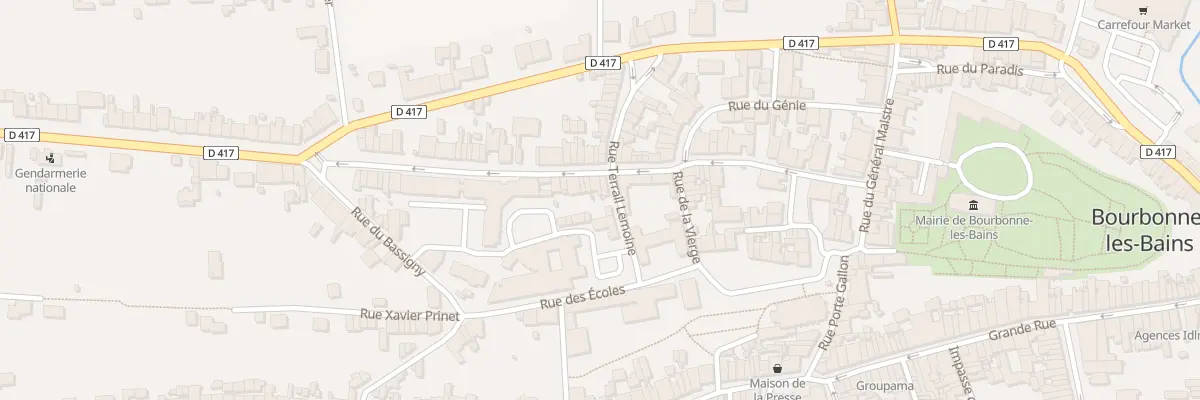 Plan du 31 Rue Walferdin à Bourbonne-les-Bains
