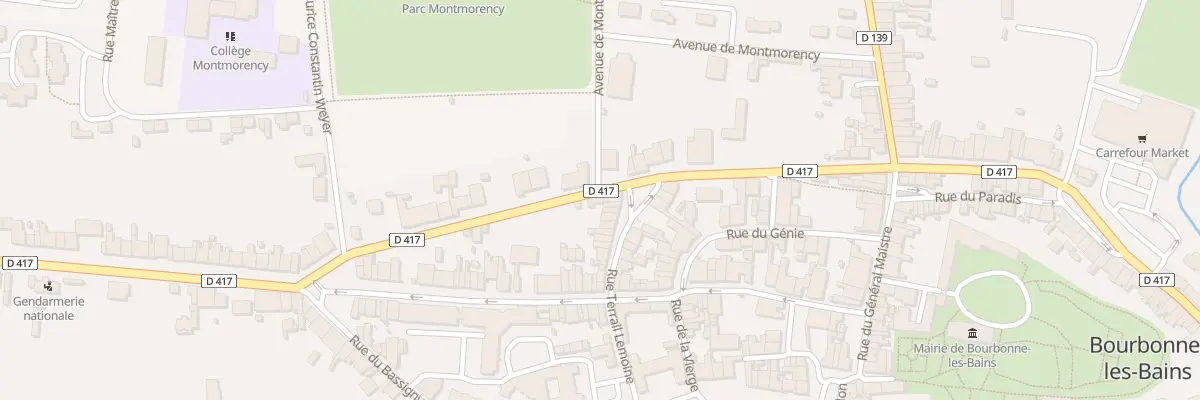 Plan du 21 Rue Terrail Lemoine à Bourbonne-les-Bains