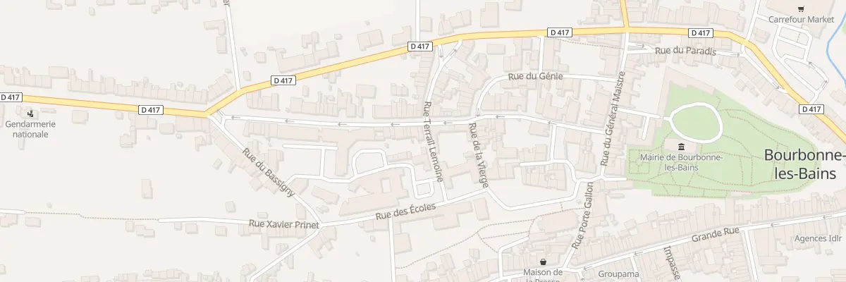 Plan du 29 Rue Walferdin à Bourbonne-les-Bains