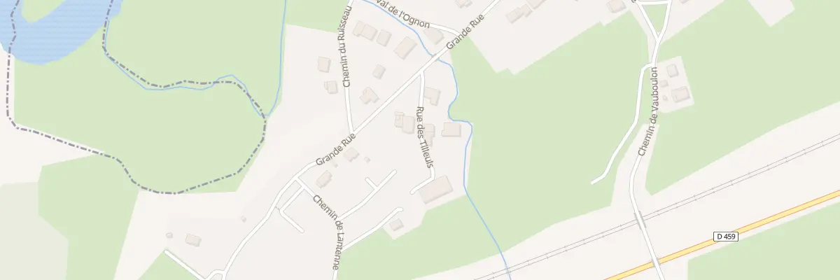 Plan du 2 Rue des Tilleuls à Courchapon