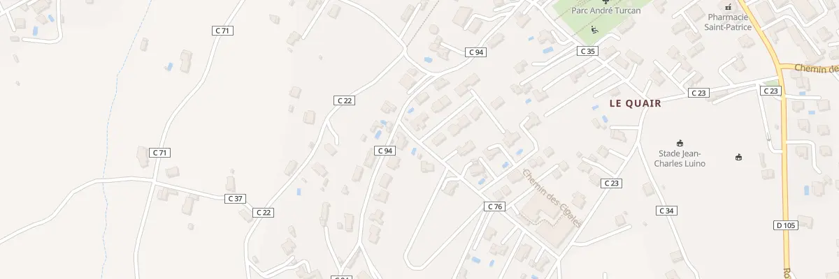 Plan du 1 Tra du Quair à Pierrevert