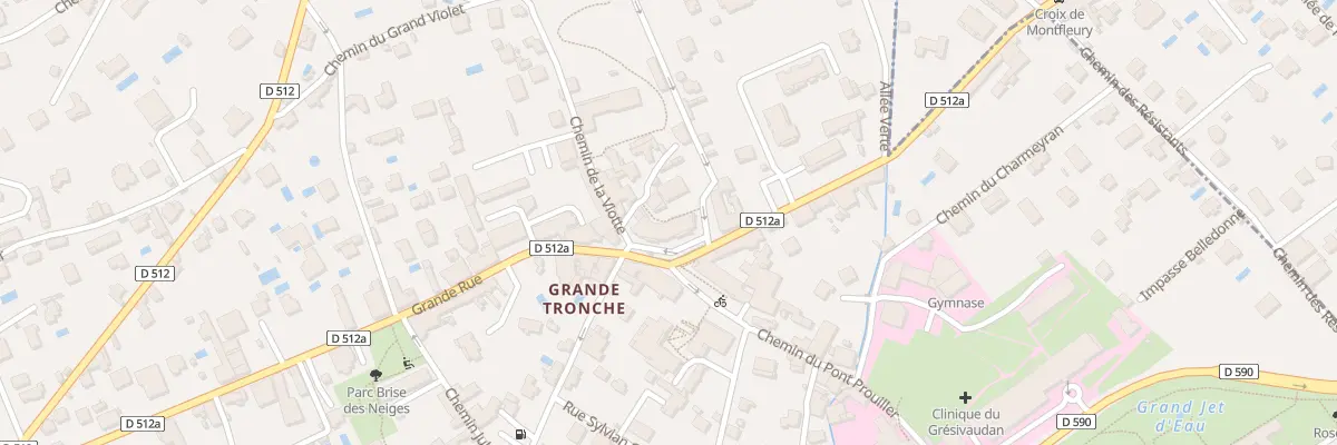 Plan du 16 Grande Rue à La Tronche