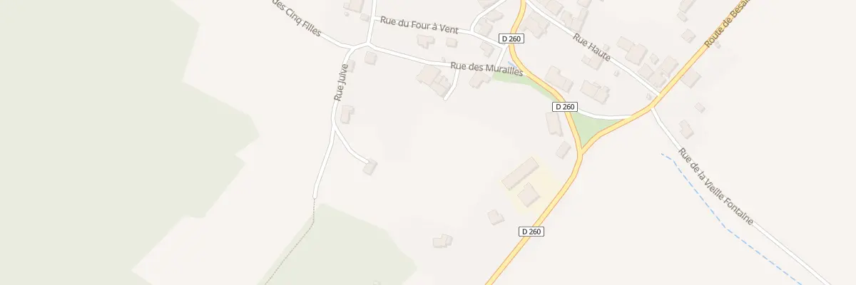 Plan du 3 Rue des Murailles à Bonnefontaine