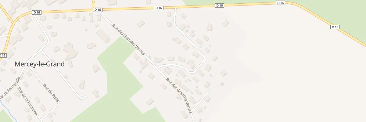 Plan du 5 Rue de Bellevue à Mercey-le-Grand