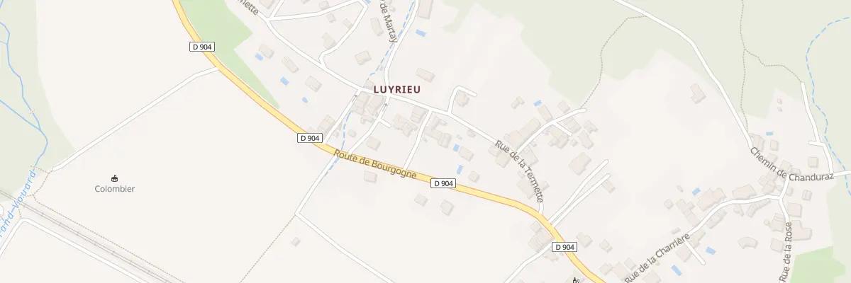 Plan du 1 Imp Bellevue à Culoz-Béon