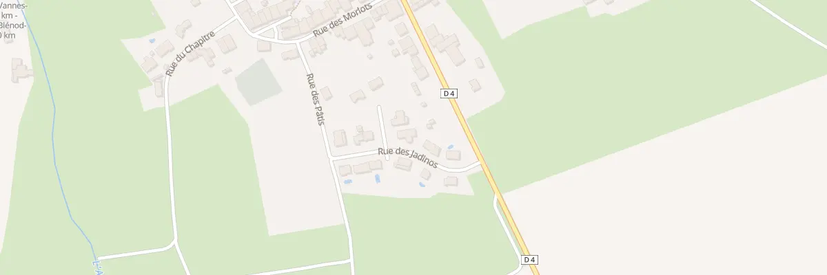 Plan du 6 Rue des Jadinos à Uruffe