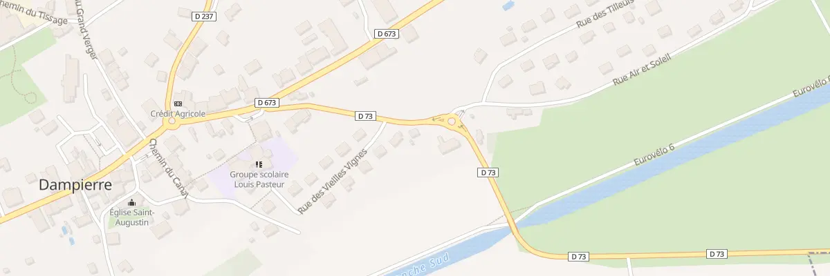 Plan du 8 Rue de Fraisans à Dampierre