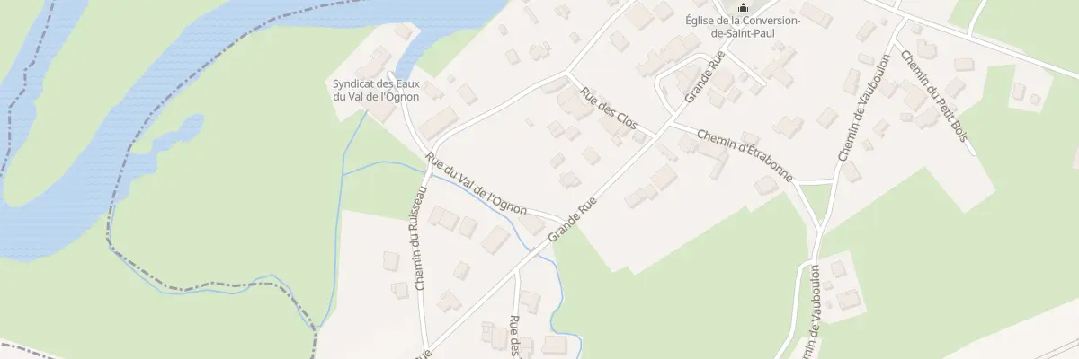 Plan du 4 Rue du Val de L Ognon à Courchapon