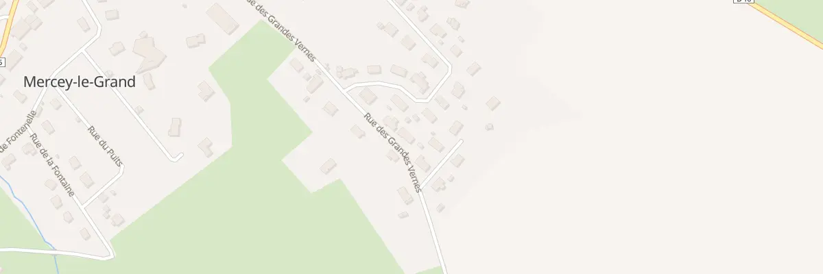 Plan du 7 Rue des Grandes Vernes à Mercey-le-Grand