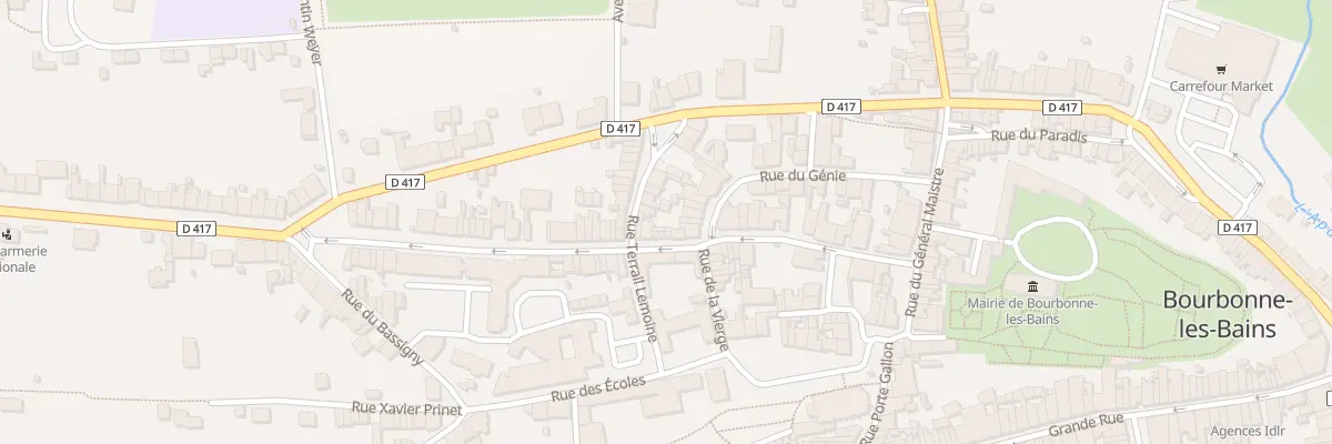 Plan du 22 Rue Walferdin à Bourbonne-les-Bains