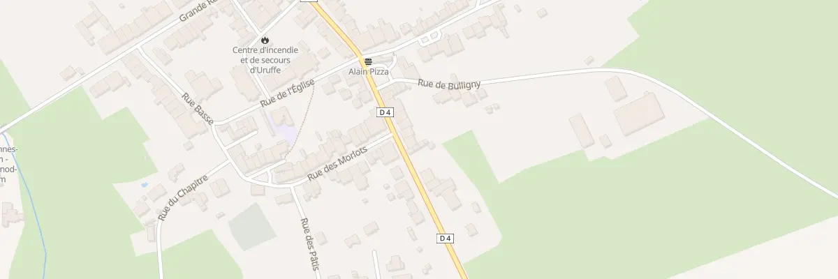 Plan du 18 Rue de la Chaussée à Uruffe