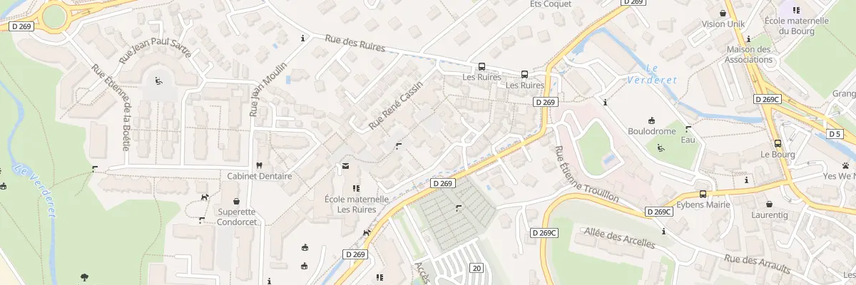 Plan du 1 Rue Joseph Fourier à Eybens