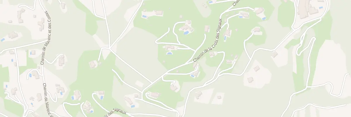 Plan du 9000 Che de la Croix des Signaux à La Cadière-d’Azur