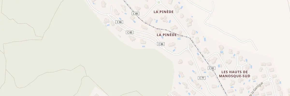 Plan du 1 Av Saint-Pierre à Pierrevert