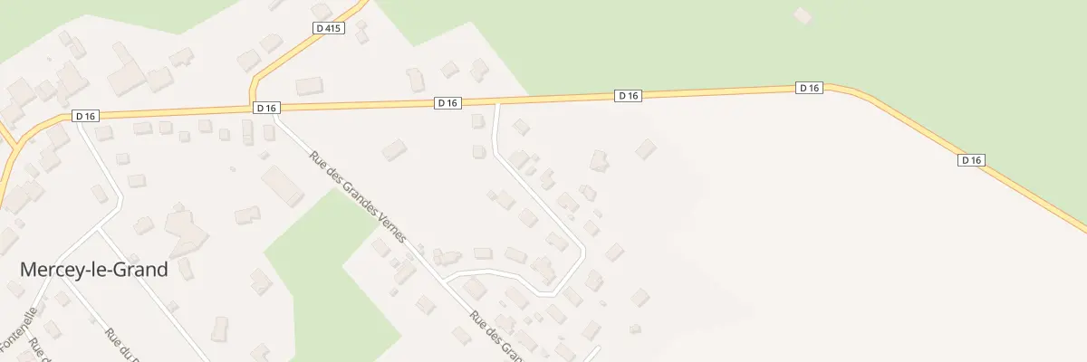 Plan du 18 Rue de Bellevue à Mercey-le-Grand