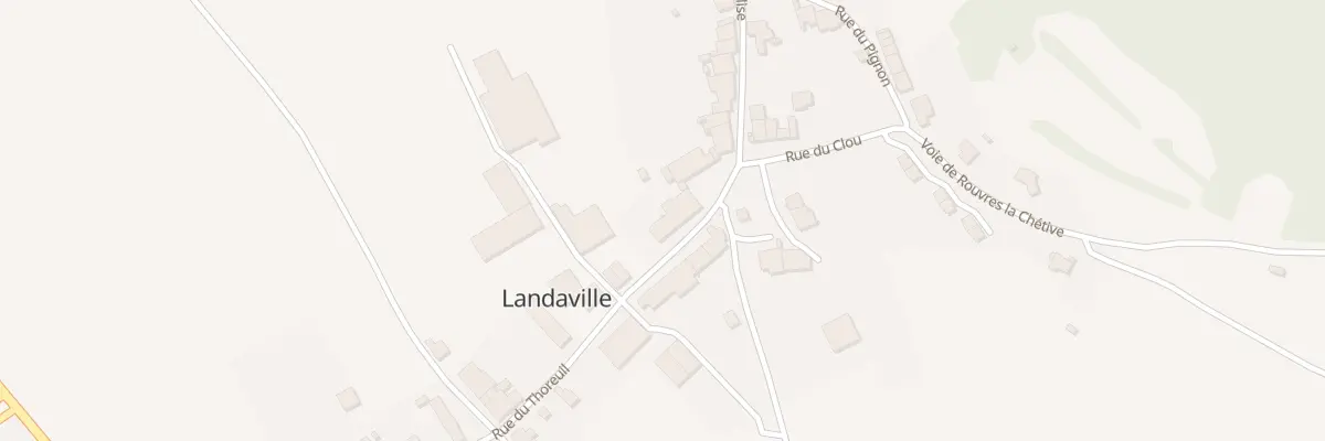 Plan du 575 Rue du Thoreuil à Landaville