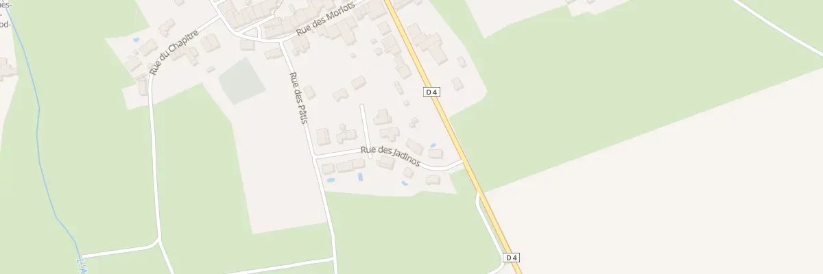 Plan du 4 Rue des Jadinos à Uruffe