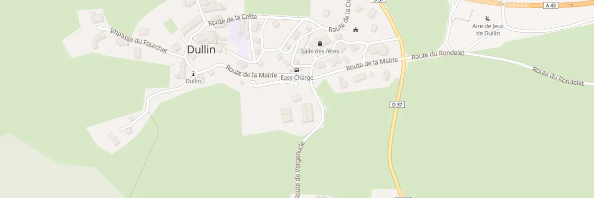 Plan du 30 Rte de Vergenucle à Dullin