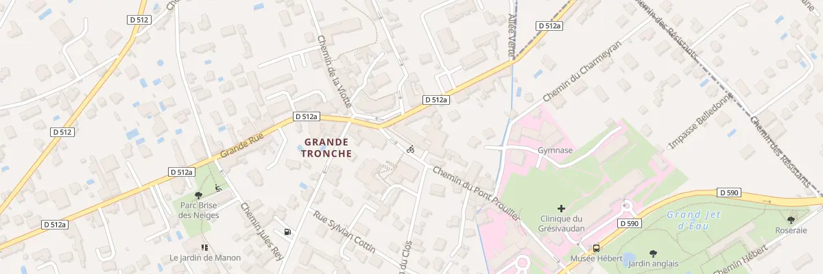 Plan du 7 Rue du Pont Prouiller à La Tronche