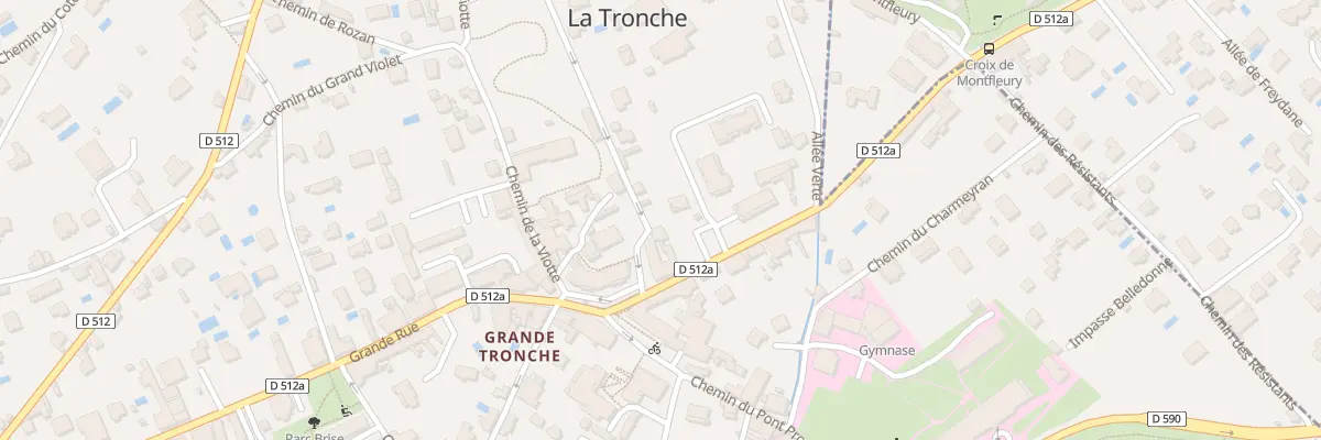 Plan du 17 Che de l’Union à La Tronche