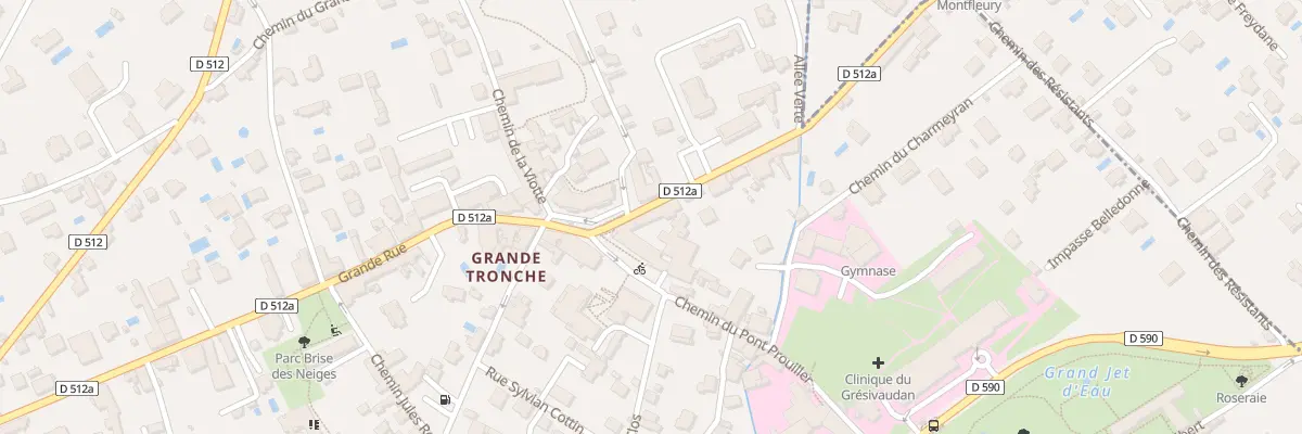 Plan du 29 Grande Rue à La Tronche