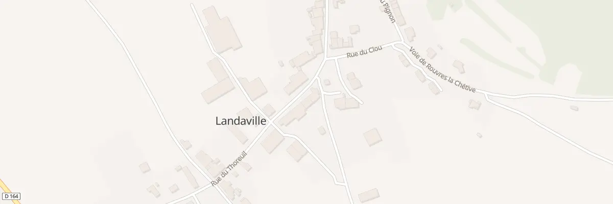 Plan du 584 Rue du Thoreuil à Landaville