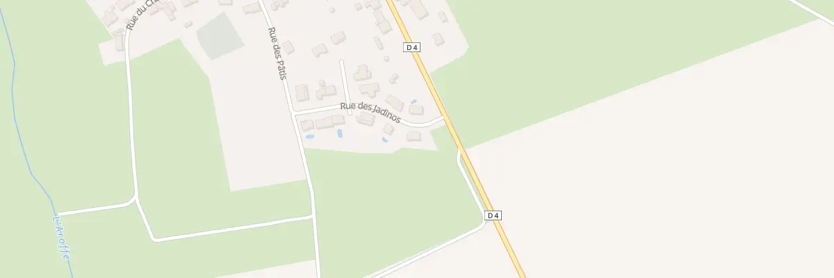 Plan du 1 Rue des Jadinos à Uruffe