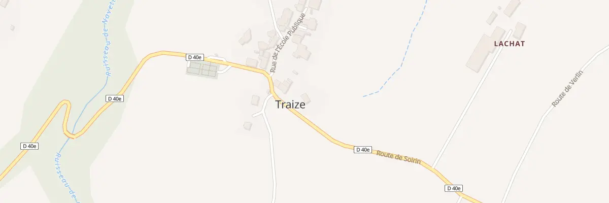 Plan du 5209F Traize à Traize