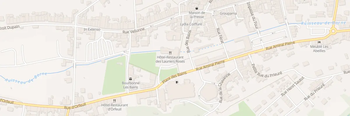 Plan du 28 Rue des Bains à Bourbonne-les-Bains