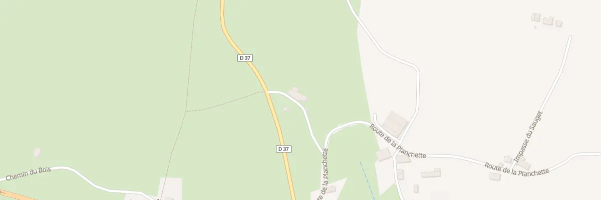 Plan du 179 Rte de la Planchette à Dullin
