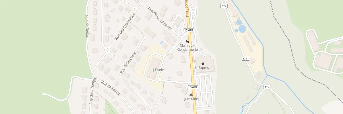 Plan du 1 Rue du Pommerot à Clairvaux-les-Lacs