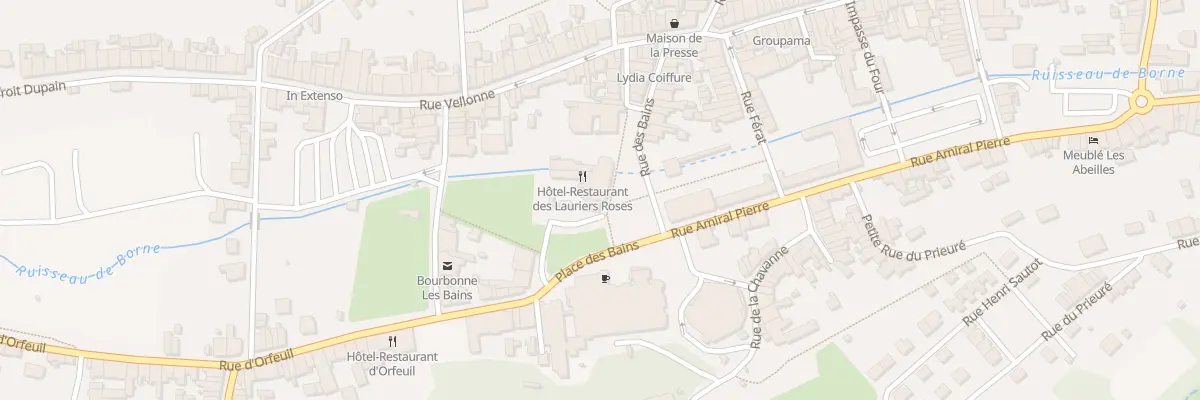Plan du 30 Rue des Bains à Bourbonne-les-Bains