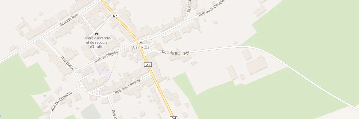 Plan du 8 Rue de Bulligny à Uruffe