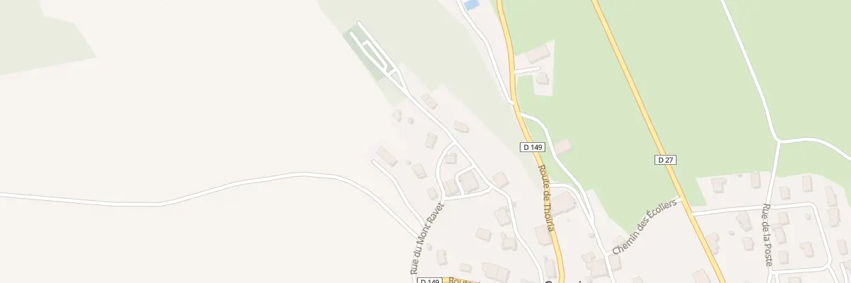 Plan du 5 Rue du Mont Ravet à Soucia
