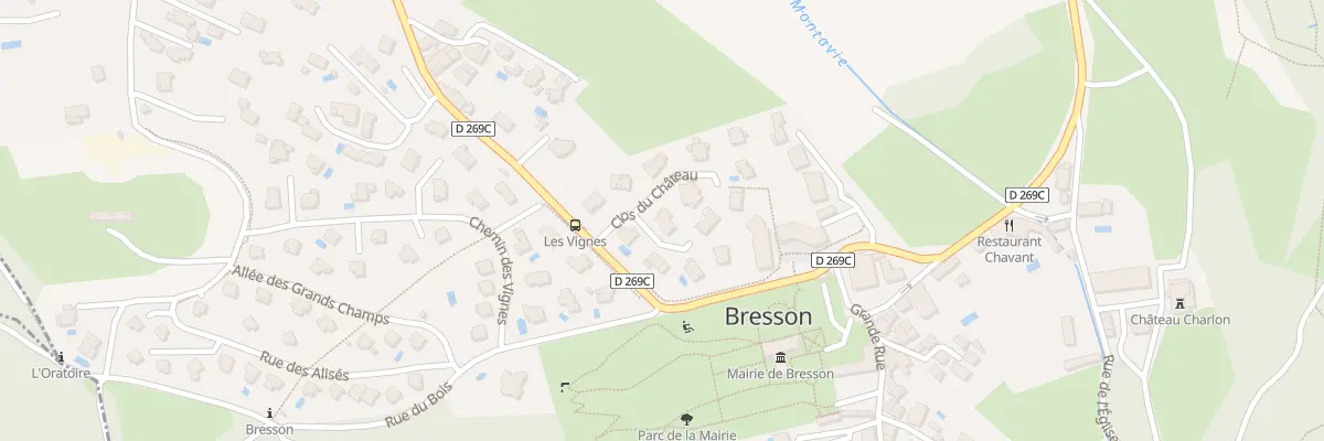 Plan du 9 Lot Clos du Chateau à Bresson