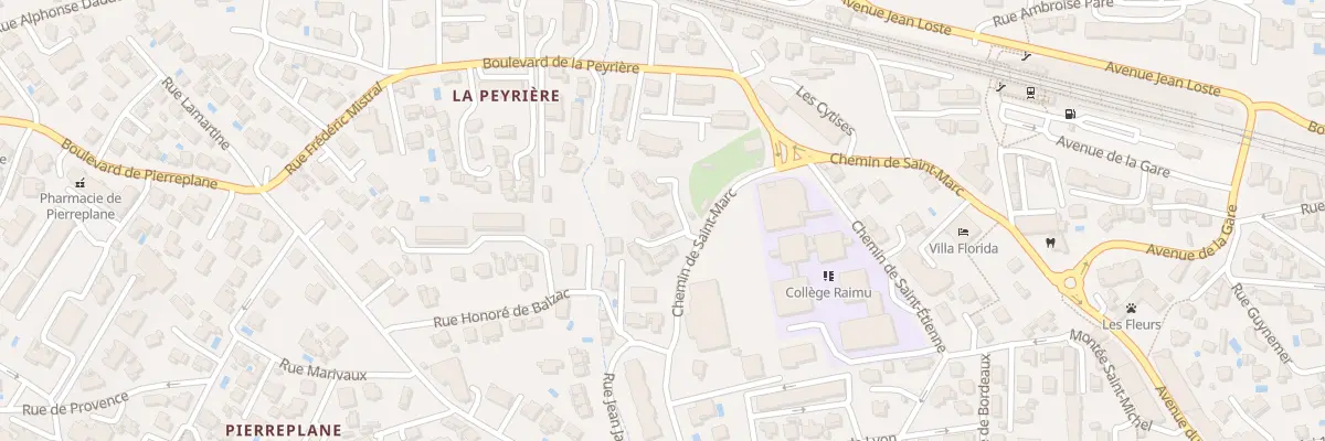 Plan du 358 Che de Saint Marc à Bandol