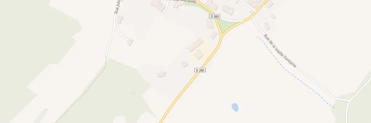 Plan du 8 Rte de Mirebel à Bonnefontaine