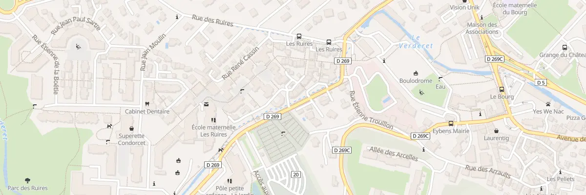Plan du 2 Rue Joseph Fourier à Eybens