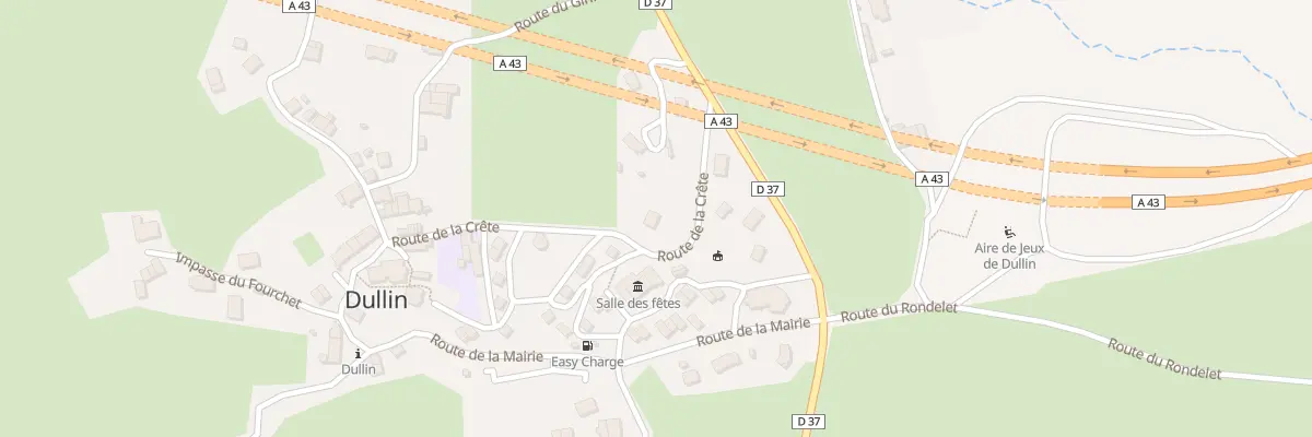 Plan du 164 Rte de la Crête à Dullin
