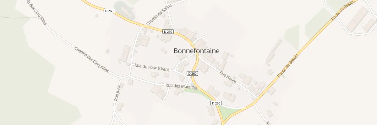 Plan du 4 Pl de la Mairie à Bonnefontaine
