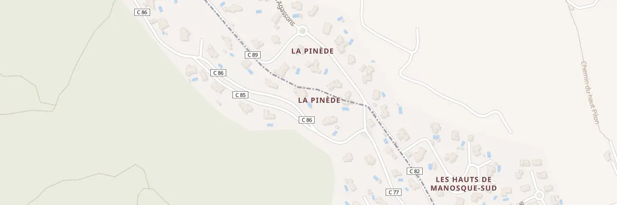 Plan du 5 Che des Esquirolles à Pierrevert